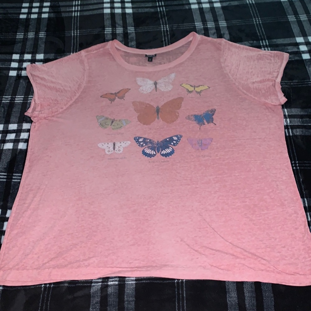 TORRID Butterfly burnout Tee